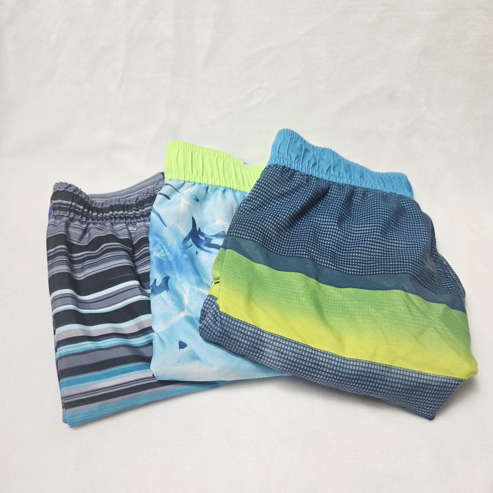 Bundle Of 3 Swim Trunks Boys Size L